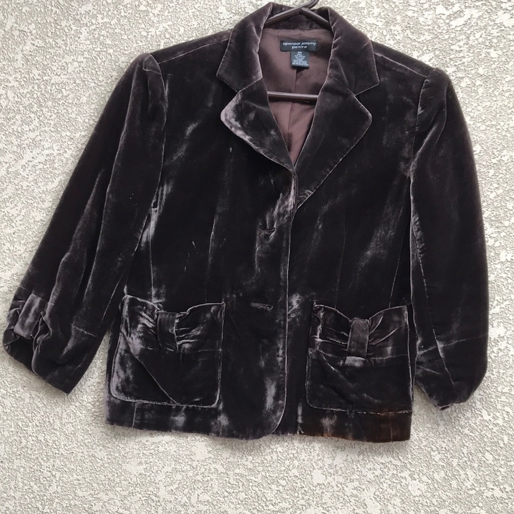 Velvet jacket